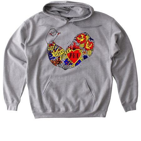2023 Carnegie Mellon School of Art Sweatshirt, a Sport Grey Gildan Softstyle Pullover Hoodie