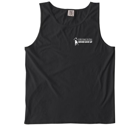 Rescue, Rehab, Rehome, a Black Comfort Colors Tank Top