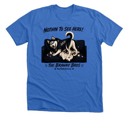 Nothin to See Here!, a Heather True Royal Premium Unisex Tee