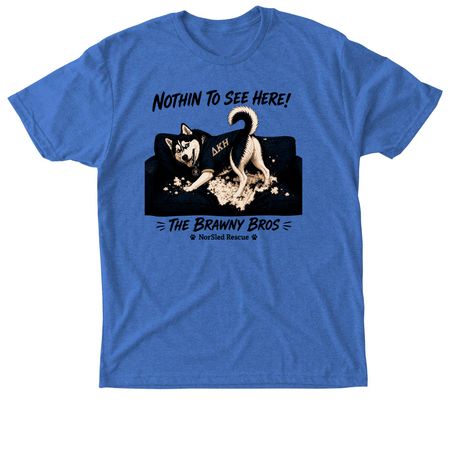 Nothin to See Here!, a Vintage Royal Triblend Unisex Tee