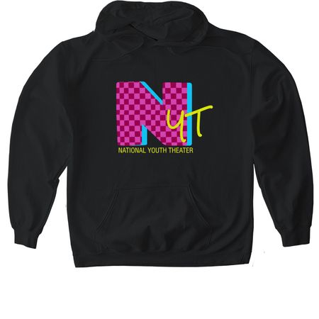 NYT goes vintage, a Black Gildan Softstyle Pullover Hoodie