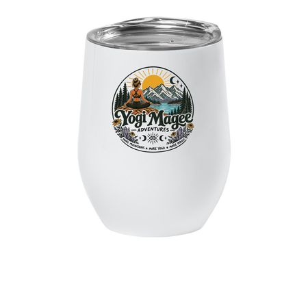 Wine and whimsy, a White Insulated Wine Cup