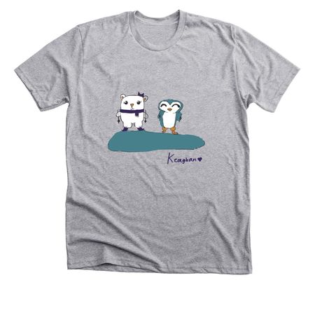 Keaghan Strong ?Ice Skaters? 2025, a Athletic Heather Premium Unisex Tee