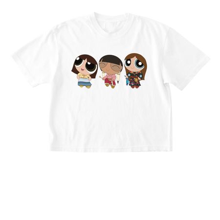 POWWOW GIRLIES Tees + Sweatshirts, a White Comfort Colors Boxy Tee