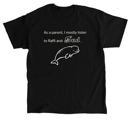 Daddy Beluga, a Black Classic Unisex Tee
