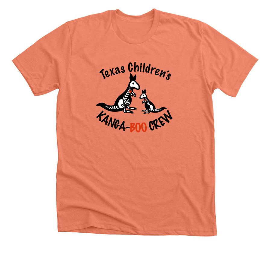 Kanga Boo Crew Shirt, a Heather Sunset Premium Unisex Tee