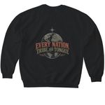 T-Shirts & Sweatshirts, a Black Softstyle Crewneck Sweatshirt (back-view)