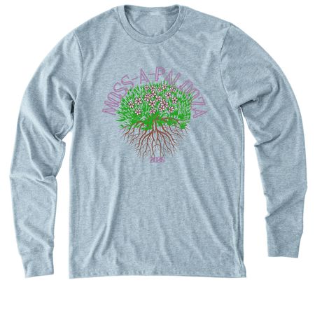 Mossapalooza youth/adult swag, a I Like You Blue Allmade Eco Triblend Long Sleeve Tee
