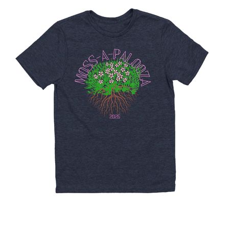 Mossapalooza youth/adult swag, a Rebel Blue Allmade Youth Eco Triblend Tee