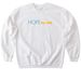 Hope for HIE Color Logo Wear, a White Softstyle Crewneck Sweatshirt
