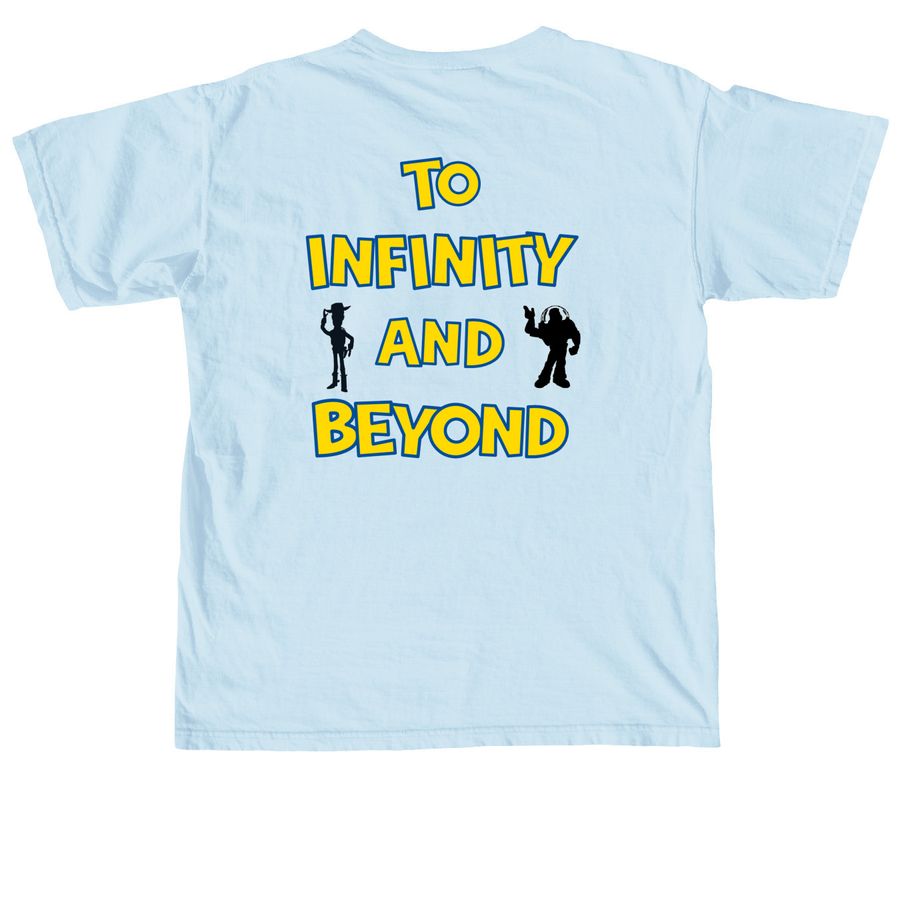 TCH Toy Story, a Chambray Comfort Colors Unisex Tee (back-view)