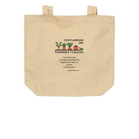 Spring Forest Tote Bags, a Oyster Organic Cotton Tote Bag