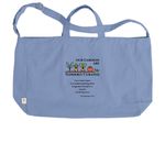 Spring Forest Tote Bags, a Elemental Blue Reclaimist G2G Tote Bag (back-view)