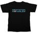 Meditation in Harlem, a Black Comfort Colors Unisex Tee