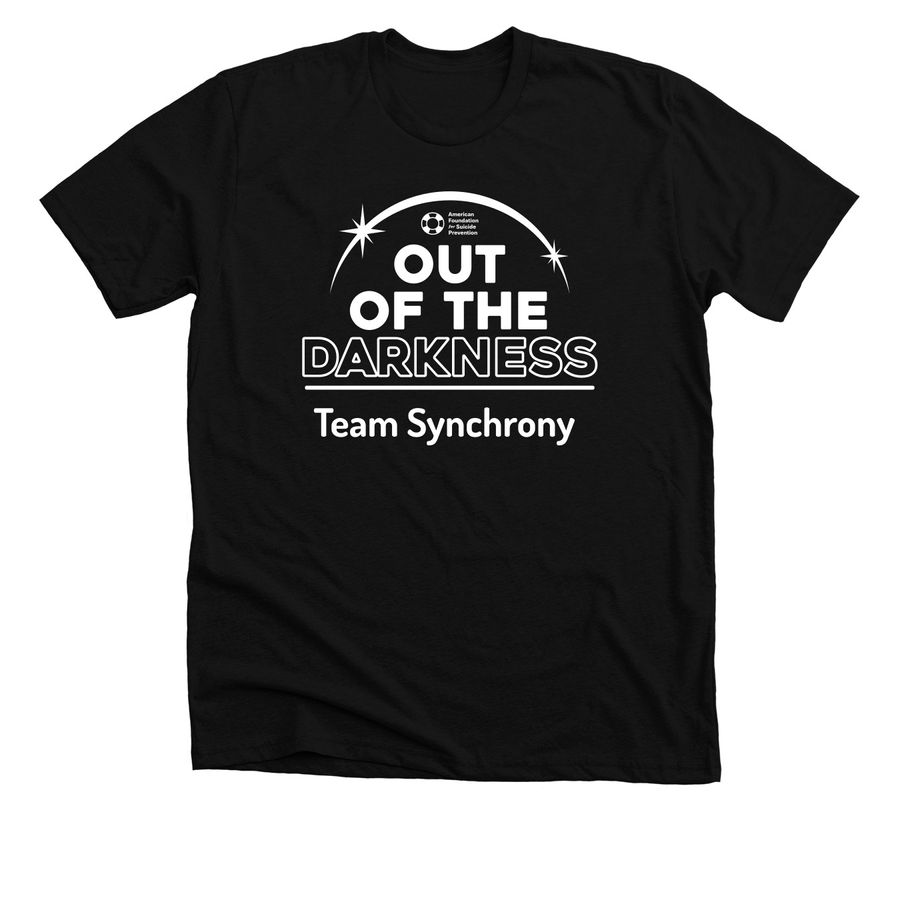 Suicide Prevention Awareness Walks, a Solid Black Blend Premium Unisex Tee