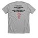 Prayers for Tyler, a Athletic Heather Premium Unisex Tee (back-view)
