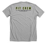 DC Motorsport Community - Pit Crew, a Athletic Heather Premium Unisex Tee (back-view)