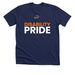 Disability Pride T-Shirt, a Solid Navy Blend Premium Unisex Tee