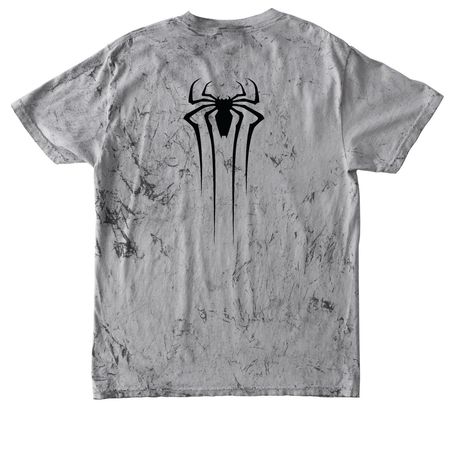 Spider Tattoo&nbsp;, a Smoke Comfort Colors Colorblast Tee (back-view)