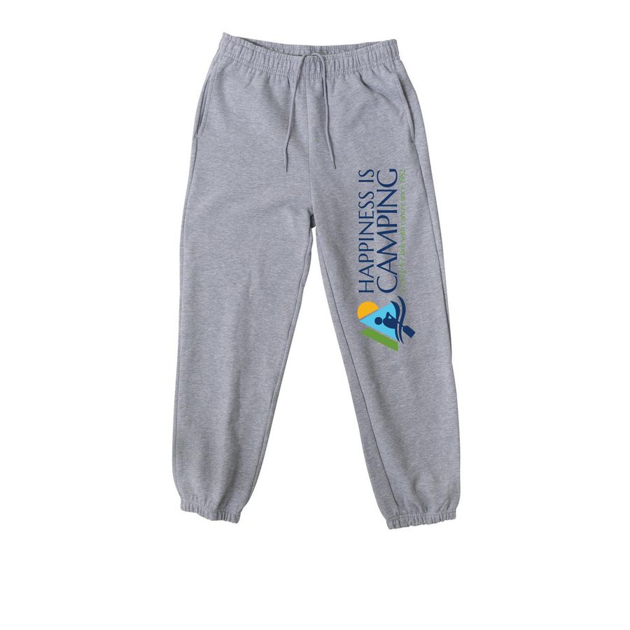 Happiness Is Camping Pants, a Athletic Heather Premium Heavyweight Jogger