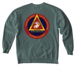 MCTSSA Shirts and Sweaters - Front & Back, a Blue Spruce Comfort Colors Crewneck Sweatshirt (back-view)