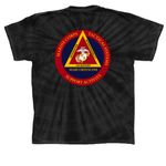 MCTSSA Shirts and Sweaters - Front & Back, a Black Classic Tie Dye Tee (back-view)