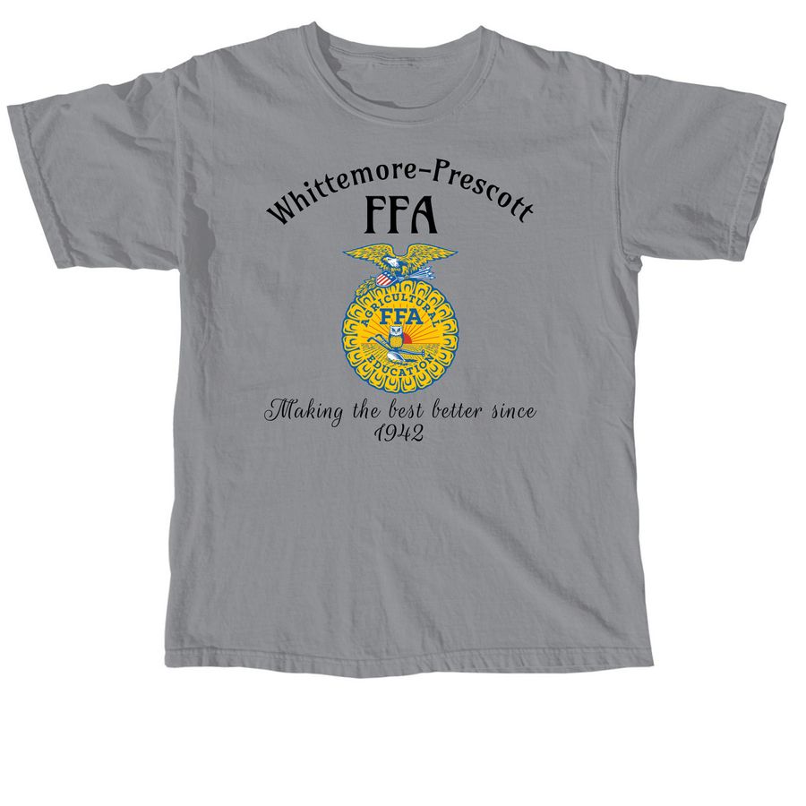 2026 Whittemore-Prescott FFA, a Granite Comfort Colors Unisex Tee