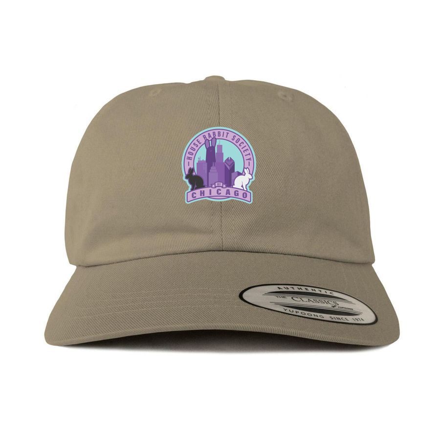 HRS Logo hat, a Khaki Printed Classic Baseball Cap