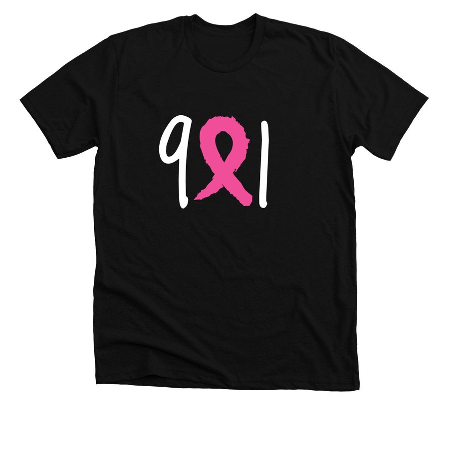 Memphis Breast Cancer Awareness Shirt, a Solid Black Blend Premium Unisex Tee