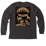 No System But The Ecosystem, a Dark Grey Heather Premium Long Sleeve Tee (back-view)