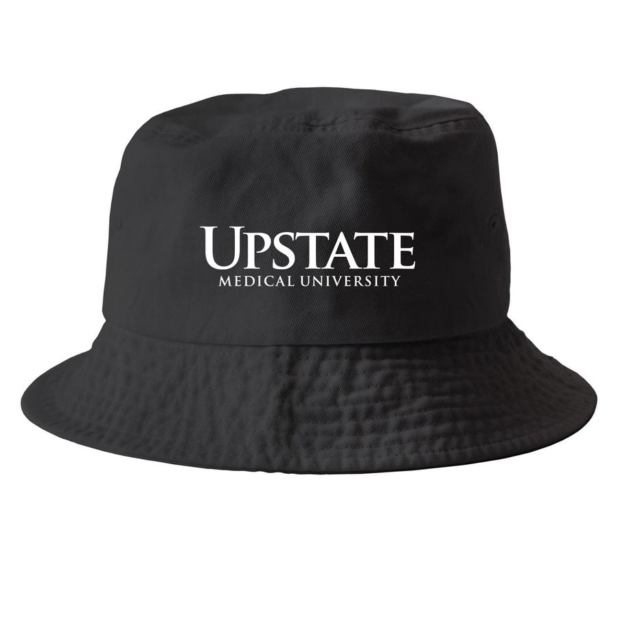 Hats!, a Black Printed Bucket Hat