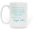 ?All of It? - Mug & Letter, a White Large Coffee Mug (back-view)