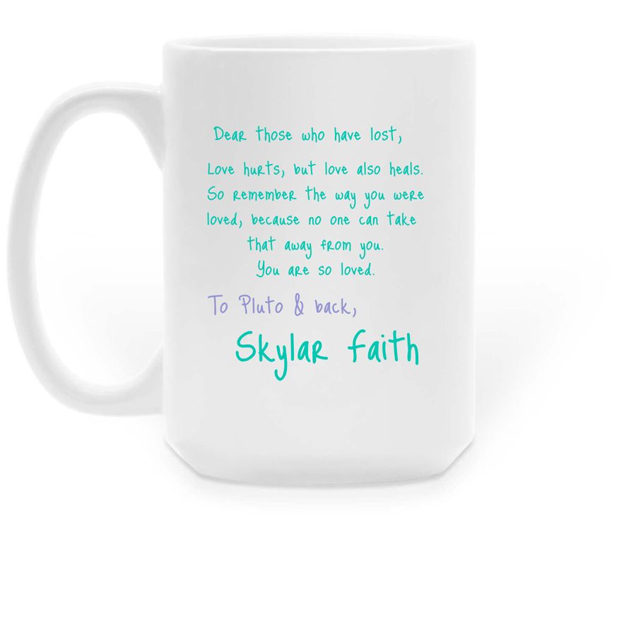 ?All of It? - Mug & Letter, a White Large Coffee Mug (back-view)