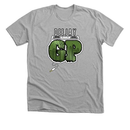 Dj go, a Athletic Heather Premium Unisex Tee