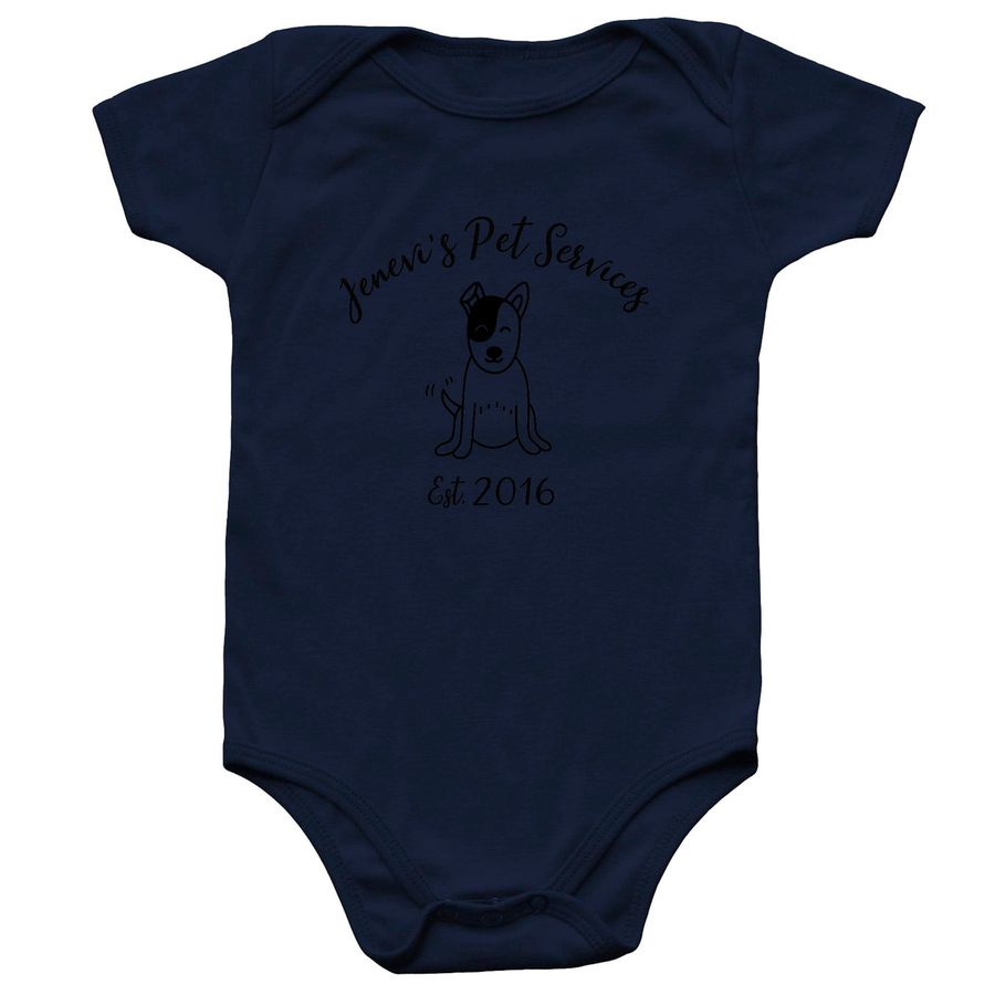 JPS Onesies Color Set 1, a Navy Infant Onesie