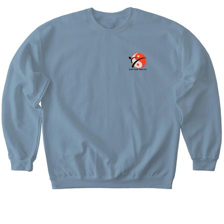 My Grandkids Do Taekwondo&nbsp;, a Stone Blue Softstyle Crewneck Sweatshirt