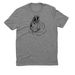 Save the Pygmy Rabbit, a Aluminum Grey Allmade Eco Triblend Unisex Tee