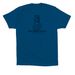 We're Hungry, a Cool Blue Premium Cotton Tee (back-view)