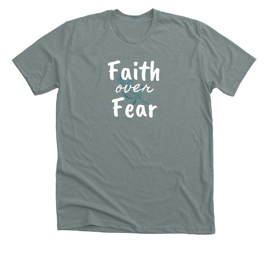for Faith...for the kids, a Heather Blue Storm Premium Unisex Tee