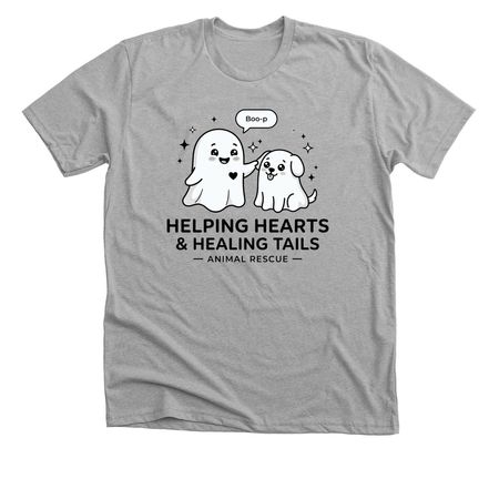 Boo-p, a Athletic Heather Premium Unisex Tee