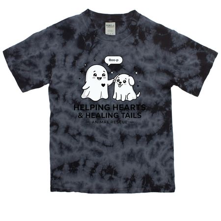 Boo-p, a Black Youth Crystal Tie Dye Tee