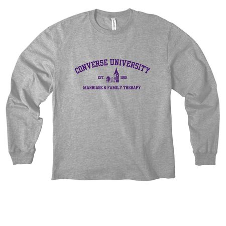 Pt 2 Converse DK Hoodie Sale, a Athletic Heather Unisex Heavyweight Long Sleeve Tee