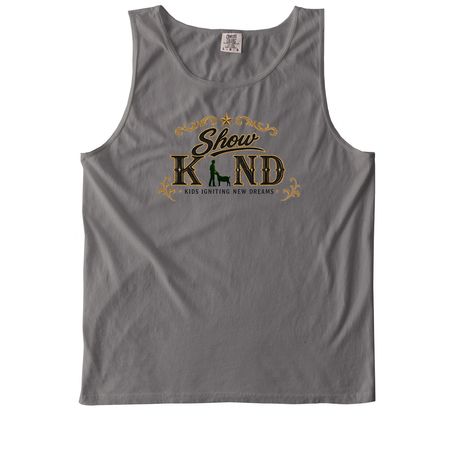Show Kind Foundation, a Grey Comfort Colors Tank Top