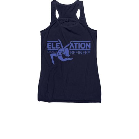 Classic Studio Logo, a Navy Women's Racerback