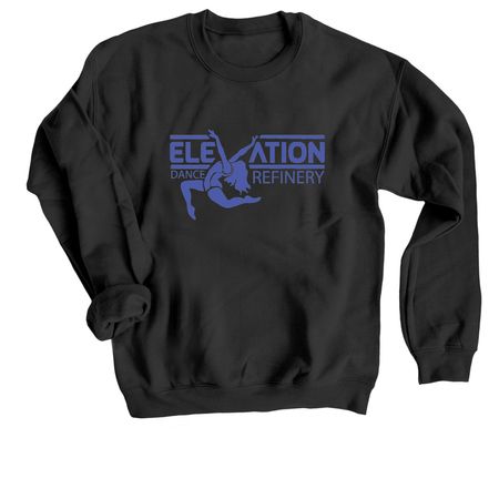 Classic Studio Logo, a Black Crewneck Sweatshirt