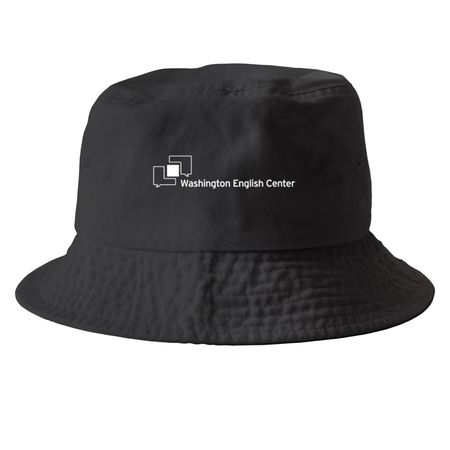 WEC Bucket Hat, a Black Printed Bucket Hat
