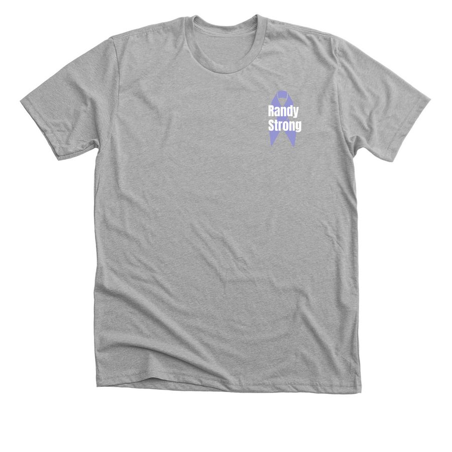 Randy Strong, a Athletic Heather Premium Unisex Tee