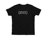 Re-Rite, a Solid Black Blend Premium Youth Tee (back-view)