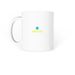 TIR Mug, a White Coffee Mug (back-view)