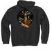 Post Tenebras Lux, a Black Pullover Hoodie (back-view)